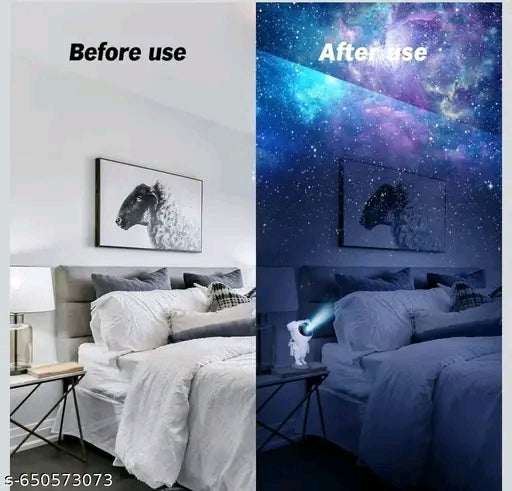 Dreamy Astronaut Nebula Projector - Transform Your Room into a Galaxy | Astronaut Galaxy Star Projector - 360° Nebula Night Light with Remote Contro