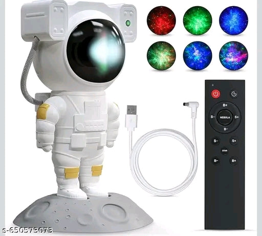 Dreamy Astronaut Nebula Projector - Transform Your Room into a Galaxy | Astronaut Galaxy Star Projector - 360° Nebula Night Light with Remote Contro